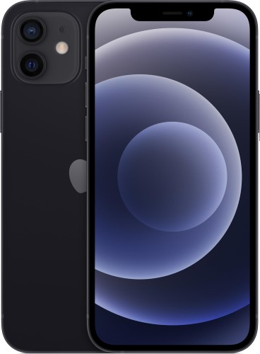 Apple Schwarz Iphone 12 64Gb - Akzeptabler Zustand Mit Ladekabel